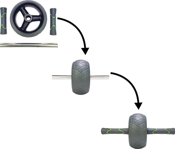 Produktbild Tunturi Massive Pro Exercise Wheel Ab Roller