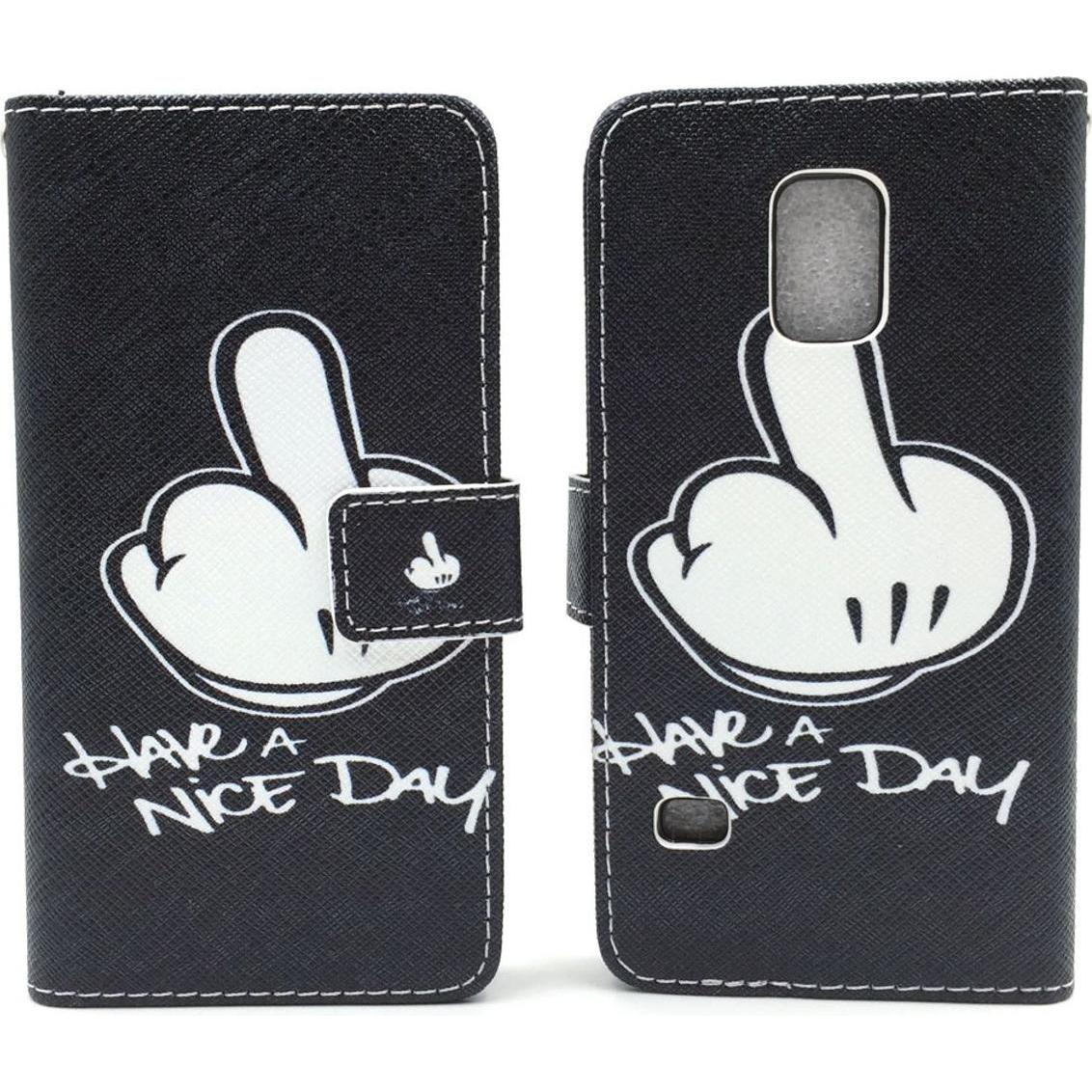 König Design Schutz Handy Hülle für Samsung Galaxy S5 Mini Case Cover Tasche Wallet Etui Neu (Samsung Galaxy S5 Mini), S...