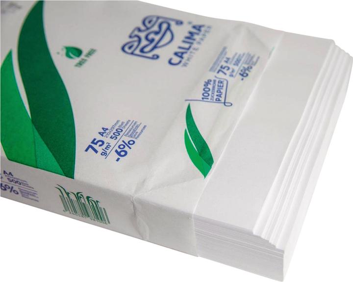Image du produit Calima Kopierpapier WHITE PAPER DIN A4 75g/m² (A4, 500 feuilles, 75 g/m²)