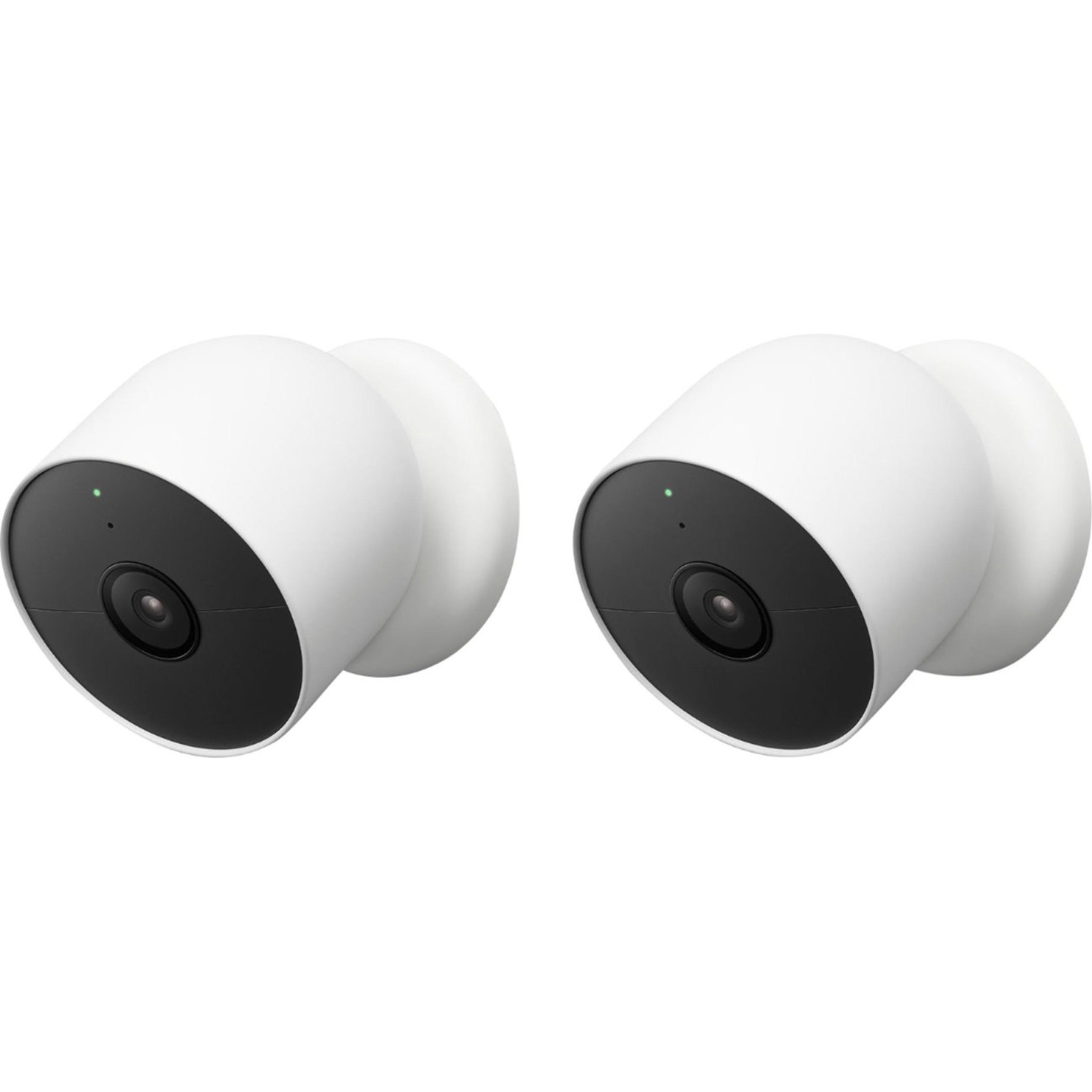 Google Nest Cam 2PK (1920 x 1080 Pixels), Netzwerkkamera, Weiss