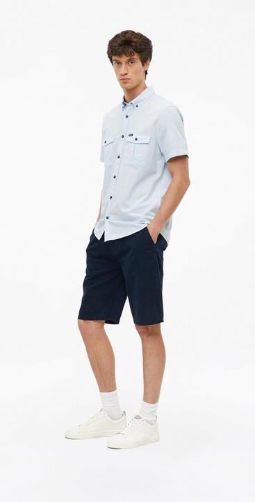 Immagine prodotto s.Oliver Regular Fit: Strukturiertes Kurzarmhemd mit Brusttaschen (S)