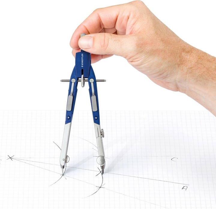 Actual product image Staedtler Quick adjustment compass center drive spindle, pen holder