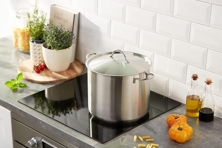Productafbeelding WMF Kookpot Groentesoeppot Groot 28cm Pot Groot 14l Roestvrij Staal 18/10 Inductie (28 cm, Steelpan, Roestvrij staal)