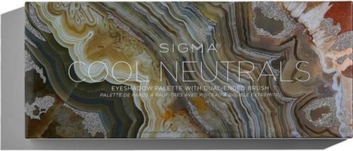 Actual product image Sigma Beauty Cool Neutrals Eyeshadow Palette