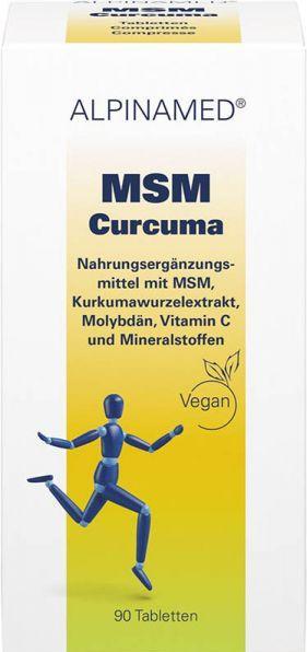 Image du produit Alpinamed MSM Curcuma (90 pièce(s), Cachets, 128 g)