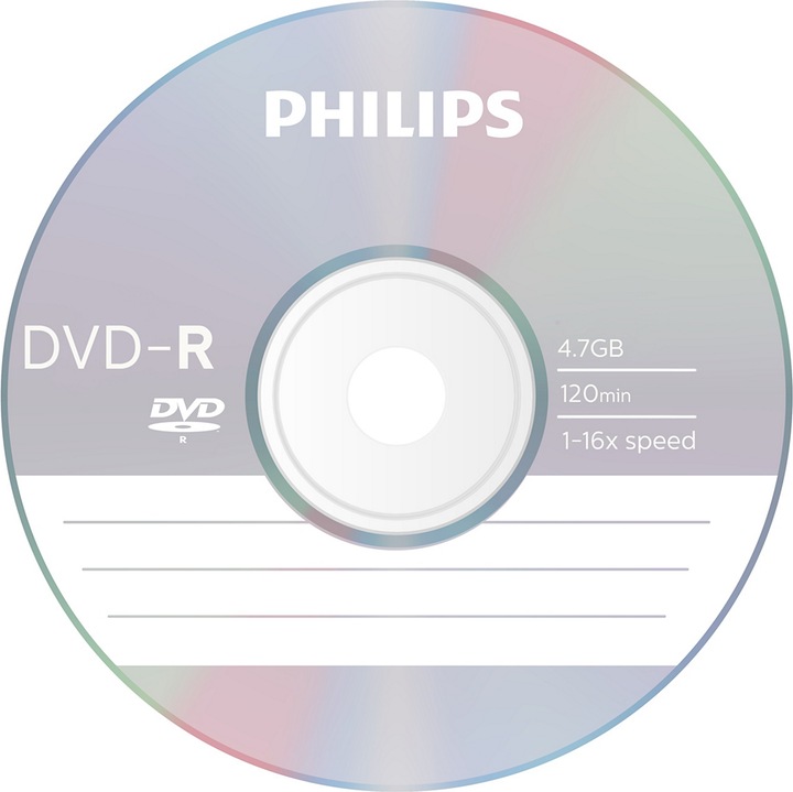 Immagine prodotto Philips 1x10 DVD-R 4.7GB 16x SP (10 x)