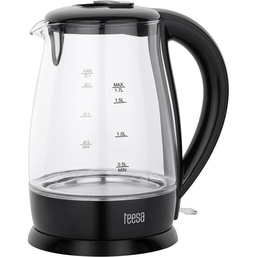Teesa TSA1511B Black, Wasserkocher, Schwarz