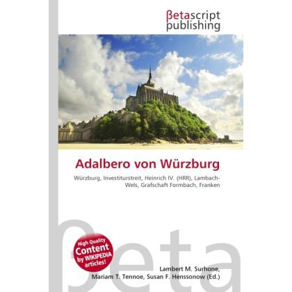 Adalbero von Würzburg, Sachbücher
