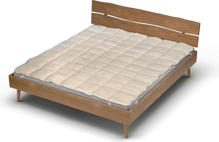 Immagine prodotto Erzstef Coprimaterasso in lana d'agnello (160 x 200 cm)