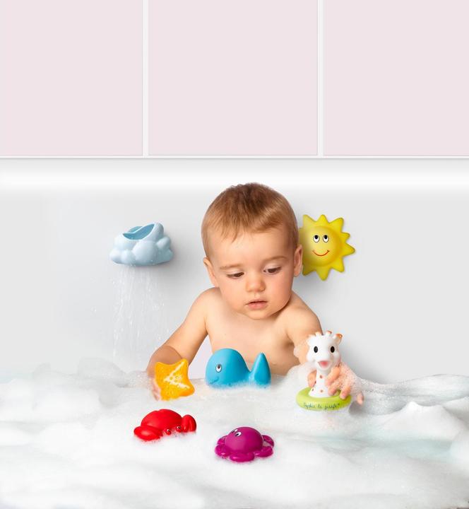 Actual product image Vulli Sophie la girafe bath toys 7 pcs. 10m + Fresh Touch 523428