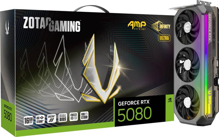 Actual product image Zotac GeForce RTX 5080 AMP Extreme INFINITY ULTRA (16 GB)