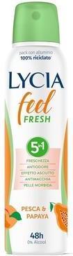 Lycia Feel Fresh Deodorant Spray Alkoholfrei 48 Stunden Pfirsich und Papaya Duft 150ml (150 ml)