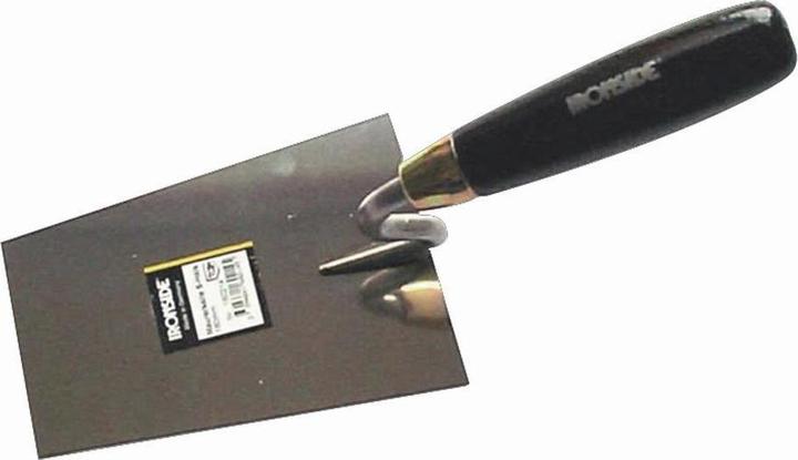 Actual product image Ironside 160214 Plasterer's trowel, stainless, curved160mm curved neck (16 cm)