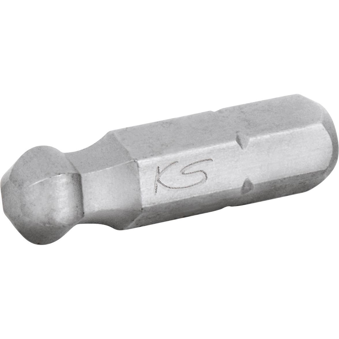 KS Tools, Bits, 1/4 Bit Innensechskant. 25mm. Kugelkopf. 6mm 911. (6 mm)