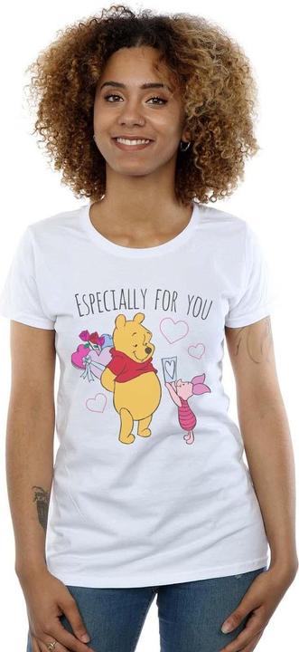 Immagine prodotto Disney Winnie The Pooh Piglet Valentines Gift Maglietta Donna (M)