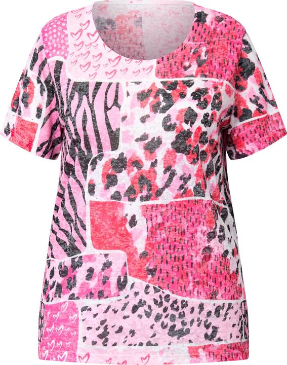Immagine prodotto Miamoda T-Shirt, Komfort Fit, Animal-Patchdruck (54)