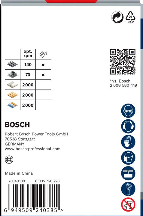 Immagine prodotto Bosch Professional Zubehör Sega a tazza PRO Multi Material PC Plus, 60 mm (60 millimetri)