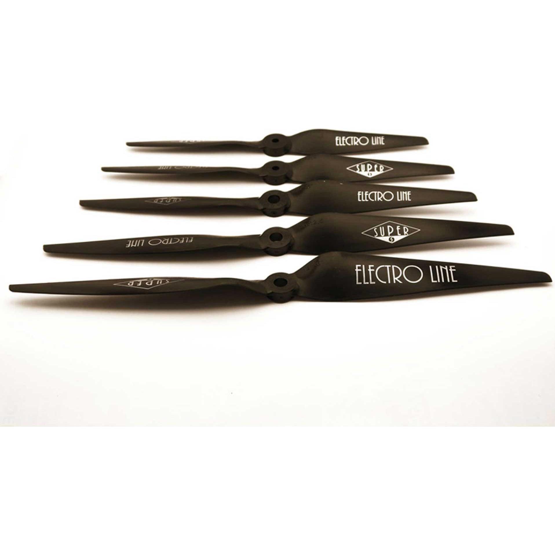 Super electro line 17x10" 43x25 cm schwarz 1stk. luftschraube