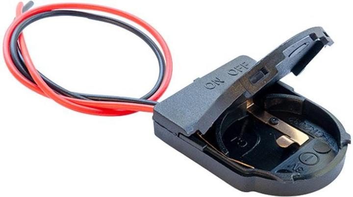 Produktbild PowerGuard CR2032 Knopfzellen Batteriehalter mit Ein/Aus-Schalter