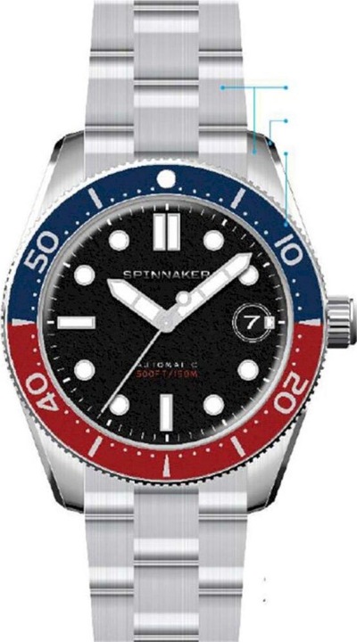 Image du produit Spinnaker SP-5100-11 Croft automatique 40mm 15ATM (Montre analogique, 40 mm)