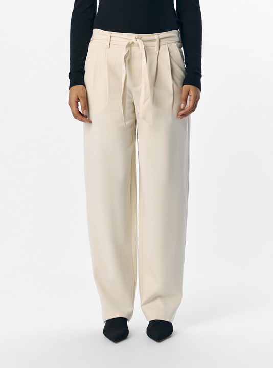 Image du produit Object Vorn gebundene Straight Leg Hose (40)
