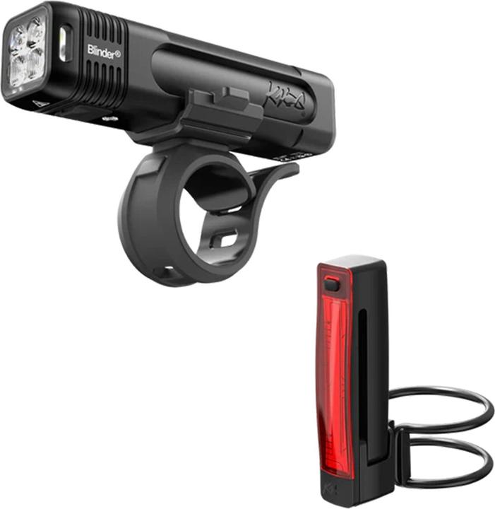 knog. Blinder 700 + Plus Rear Twinpack, black (700 Lumen/20 Lumen) (700 lm)