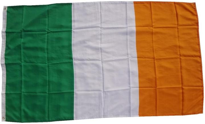 Actual product image trends4cents XXL Flag Ireland 250 x 150 cm flag with 3 eyelets 100g/m² fabric weight hoist flag hoist