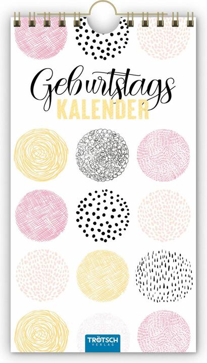 Produktbild Trtsch Geburtstagskalender Glamour (11 x 20 cm)