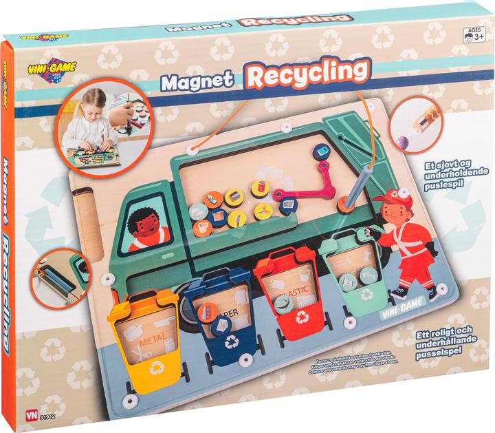 Produktbild Games Vini - Magnetic Waste Sorting Puzzle (31912)