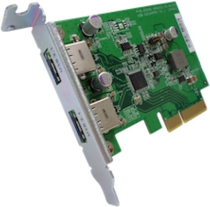 Actual product image QNAP USB 3.1 Gen 2 PCIe plug-in card