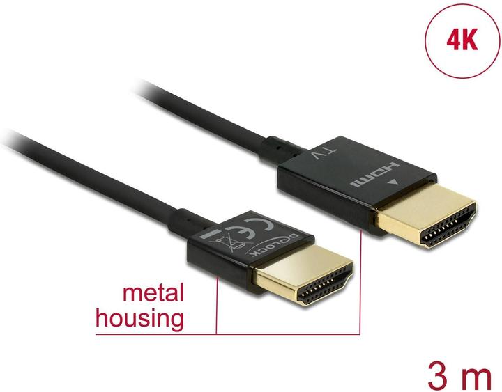 Immagine prodotto Delock HDMI/HDMI, 3D (3 m, HDMI, 2.0)