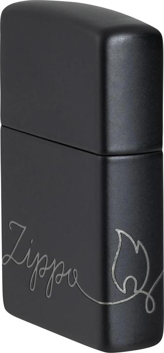 Actual product image Zippo Black Windproof