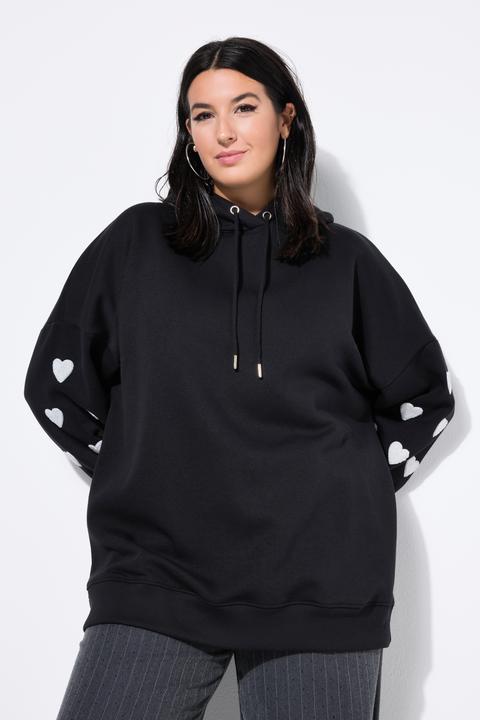 Produktbild Studio Untold Hoodie, extra oversized, Sweat, Kapuze, Ärmel-Hearts (56)