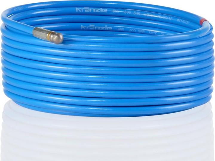 Immagine prodotto Kränzle 125503-F Tubo flessibile per la pulizia dei tubi 25 m KNF 055 per sistema a innesto D12, pressione