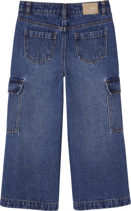 Produktbild Vertbaudet Weite Mädchen Cargo-Jeans (128)