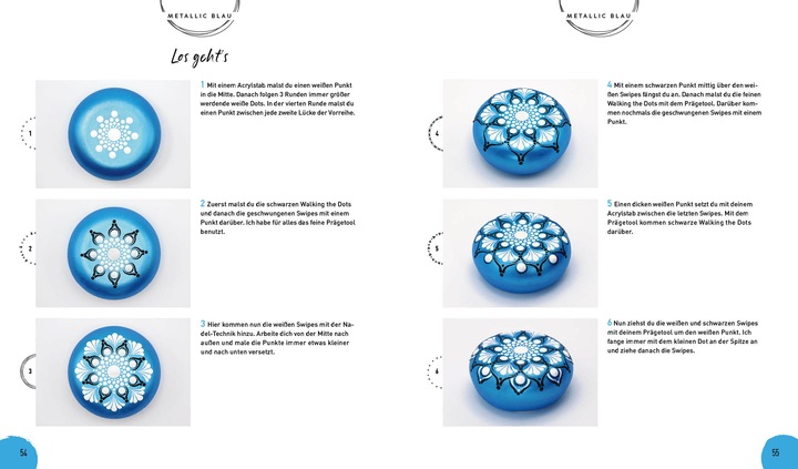 Immagine prodotto Steine bemalen – Mandala (Tedesco, Anette Berstling, 2021)