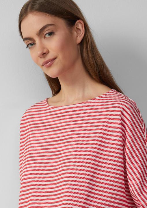 Image du produit S.Oliver T-Shirt Gestreiftes T-Shirt im Relaxed Fit mit 3/4-Ärmeln (38)