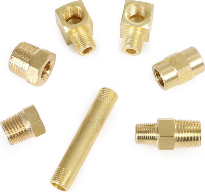 Produktbild Wiltec Öldruckprüfer 12teilig 0-35bar Öldruckmesser Öldrucktester Motoröl