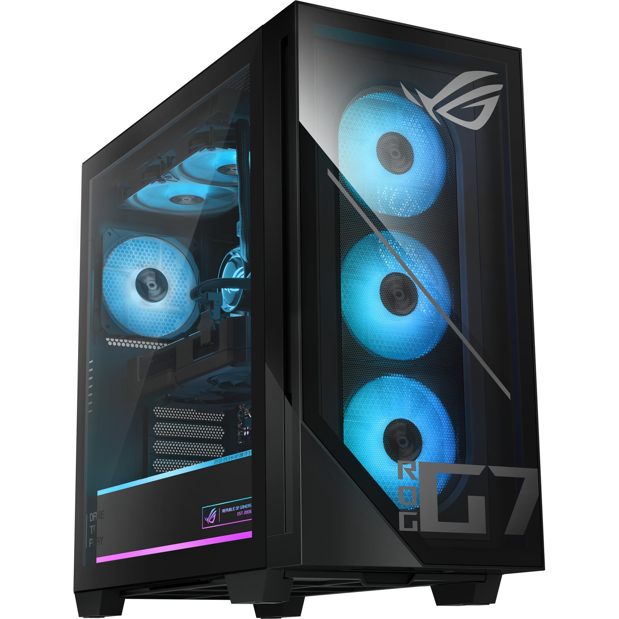 ASUS ROG G700 (Intel Core Ultra 9 285K, 64 GB, 125 GB, GeForce RTX 5070), PC, Schwarz