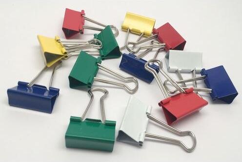 Image du produit Office Depot Agrafe pliable 32 mm Couleurs assorties Plastique, métal (50 x)