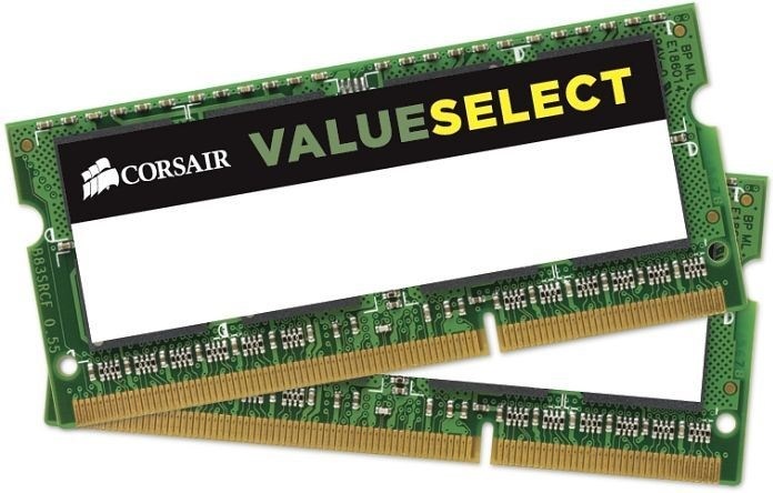 Actual product image Corsair ValueSelect (2 x 8GB, 1333 MHz, DDR3-RAM, SO-DIMM)