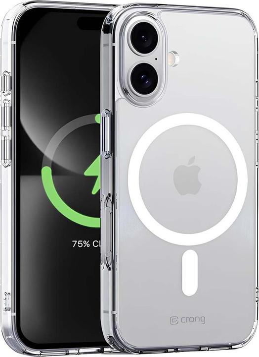 Immagine prodotto Crong Clear MAG Cover - iPhone 16 Plus MagSafe Hülle (Transparent) (Apple iPhone 16 Plus)