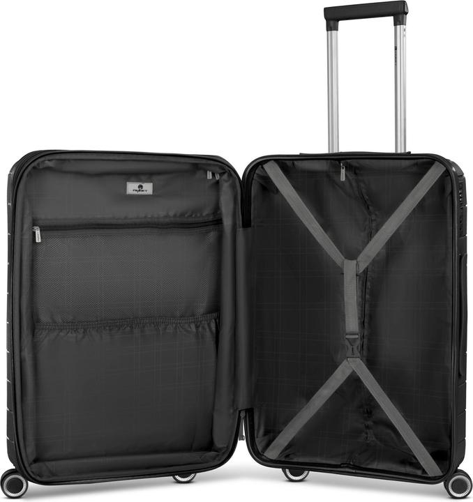 Image du produit Franky London 4 rollers Trolley M 42 cm with extensible fold (59 l, M (50 - 90l))