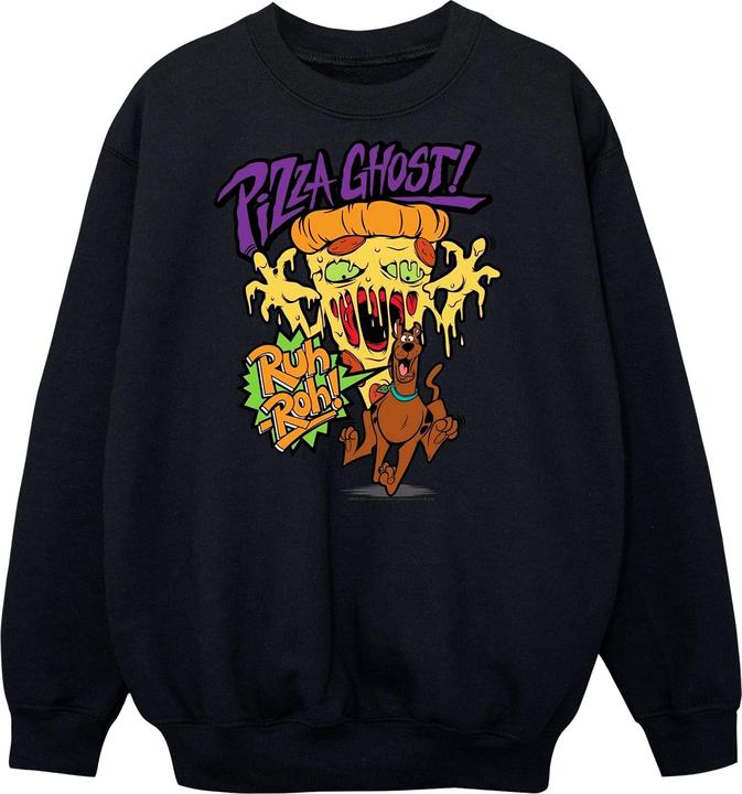 Actual product image Scooby Doo Boys Pizza Ghost Sweatshirt (140, 146)