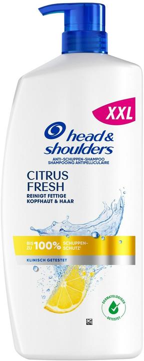 Actual product image Head & Shoulders Citrus Fresh (Liquid shampoo, 800 ml)