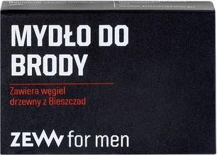 Actual product image ZEW for men Call For Men - Beard Soap Contains Charcoal From Bieszczady 85Ml (85 ml)