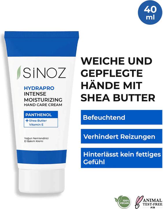 Energy Label Sinoz Hydrapro Handpflegecreme 40ml (50 ml)