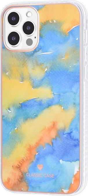 Image du produit UNIQ Accessory Handyhülle Apple iPhone 12 / 12 Pro TPU Case Gelb Blau Marmoriert No.97 (Apple iPhone 12, Apple iPhone 12 Pro)