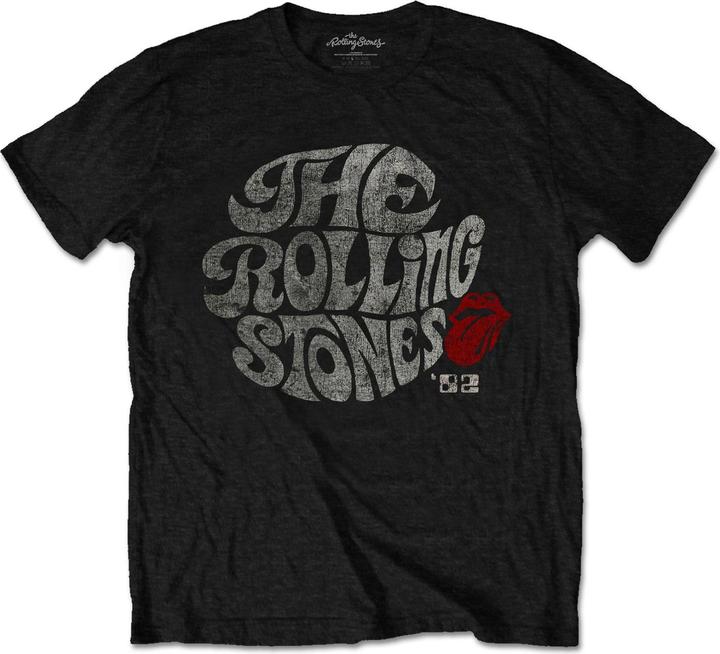 Produktbild The Rolling Stones Erwachsene '82 Swirl Umweltfreundliches Logo T-shirt (S)