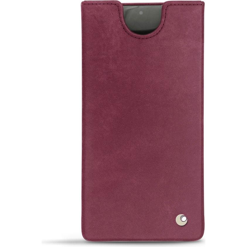 Noreve Lederschutzhülle (Samsung Galaxy Note 10), Smartphone Hülle, Violett